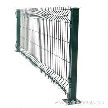 Pvc Coated 3d V Bending Curved fence
